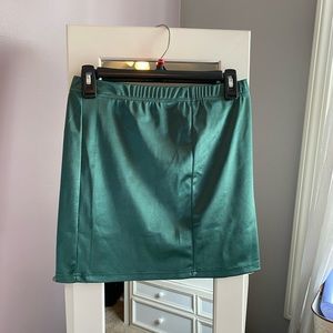 Womens pencil green skirt